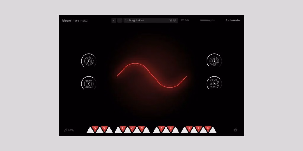 Bloom Mura Masa Lite plugin interface