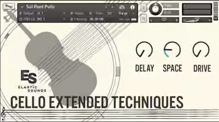 Elastic Sounds Cello Extended Techniques v1.1 [KONTAKT]
