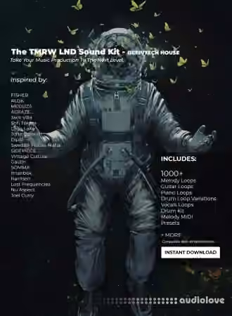 JX Studios TMRW Lnd Deep And Tech House Sound Kit [WAV, MiDi, Synth Presets]