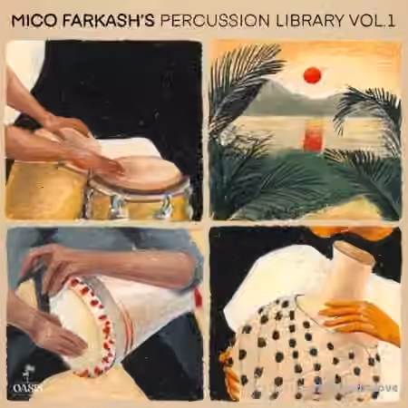 Oasis Music Library Mico Farkash Percussion Library Vol.1 [WAV]