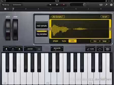 SkillShare Mobile Studio Magic Garageband for iPad Instrument focus Sampler [TUTORiAL]