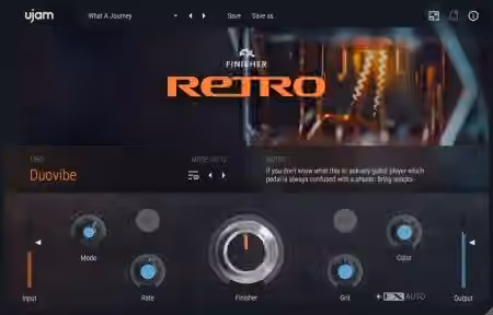 UJAM Finisher RETRO v1.4.1 [WiN] - Sample Pack Artwork